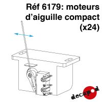 Moteurs d'aiguille compacts (x24)