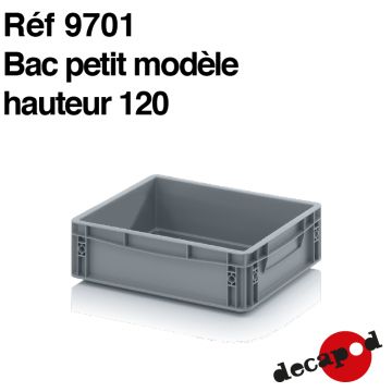 Bac petit modèle hauteur 120