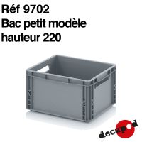 Bac petit modèle hauteur 220