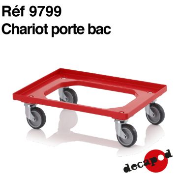 Chariot porte bac