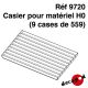 Casier pour matériel H0 (9 cases de 559 mm)