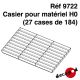 Casier pour matériel H0 (27 cases de 184 mm)