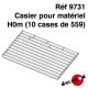 Casier pour matériel H0m (10 cases de 559 mm)