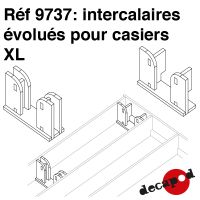 Intercalaires évolués pour casiers XL