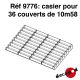 Casier pour 36 couverts de 10m58