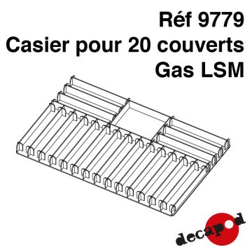 Casier pour 20 couverts Gas LSM