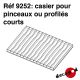 Casier pour pinceaux ou profilés courts