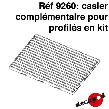 Casier complémentaire pour profilés en kit