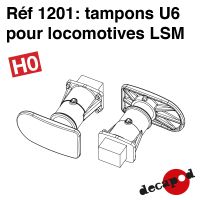 Tampons U6 pour locomotives LSM [HO]