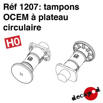 Tampons OCEM à plateau rond [HO]