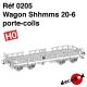 Wagon Shhmms 20-6 porte-coils [HO]