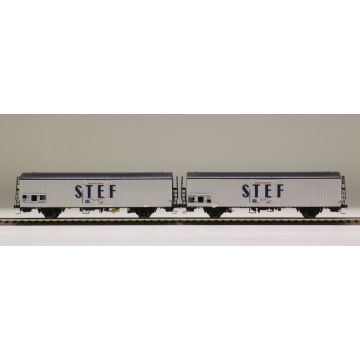 Set 2 wagons Frangeco STEF Ibbes et Ibes [HO]