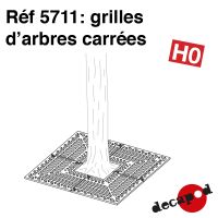 Grilles d'arbres carrées [HO]