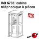 Cabine téléphonique à pièces [HO]