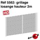 Grillage losange hauteur 2m [HO]