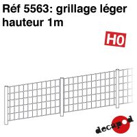 Grillage léger hauteur 1m [HO]