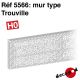Mur normand type Trouville [HO]
