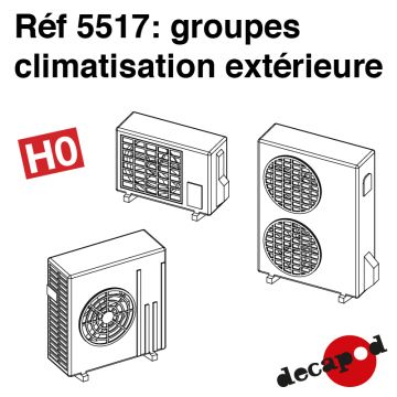 Groupes de climatisation extérieure [HO]