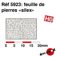 Feuille de pierres silex [HO]