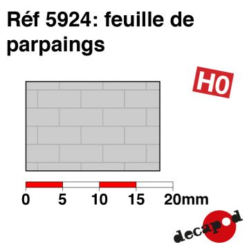 Feuille de parpaings [HO]