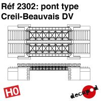 Pont double voie type Creil Beauvais [HO]