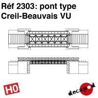 Pont simple voie type Creil-Beauvais [HO]