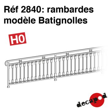 Rambardes modèle Batignolles [HO]
