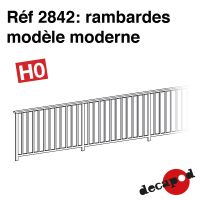 Rambardes modèle moderne [HO]