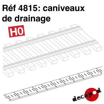 Caniveaux de drainage [HO]