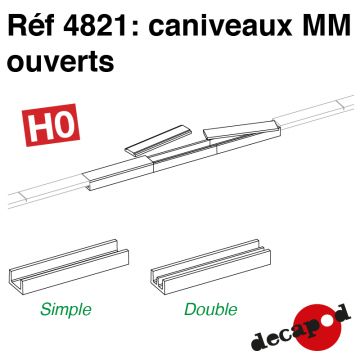 Caniveaux MM ouverts [HO]