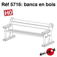 Bancs en bois [HO]