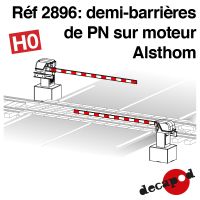 Demi-barrières de PN sur moteur Alsthom [HO]