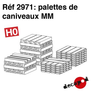 Palettes de caniveaux MM [HO]