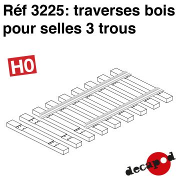 Traverses pour selles 3 trous [HO]