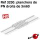 Planchers de PN droits de 3m60 [HO]