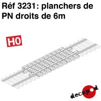 Planchers de PN droits de 6m [HO]