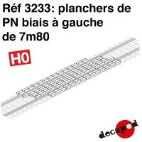 Planchers de PN biais à gauche de 7m80 [HO]