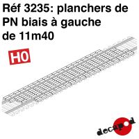 Planchers de PN biais à gauche de 11m40 [HO]