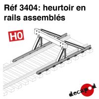 Heurtoir en rails assemblés [HO]