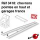 Chevrons pointes en haut et garages francs [HO]