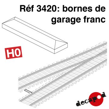 Bornes de garage franc [HO]