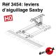 Leviers d'aiguillage Saxby [HO]