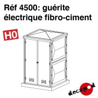 Guérite électrique fibrociment [HO]