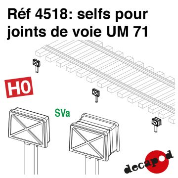 Selfs pour joints de voie UM 71 [HO]