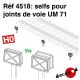 Selfs pour joints de voie UM 71 [HO]