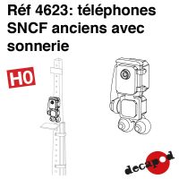 Téléphones SNCF anciens avec sonnerie [HO]