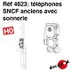 Téléphones SNCF anciens avec sonnerie [HO]