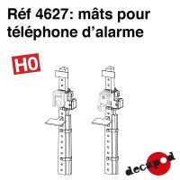 Mâts pour téléphone d'alarme [HO]