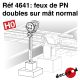 Feux de PN doubles sur mât normal [HO]