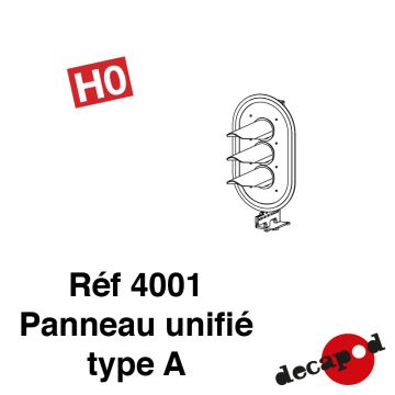 Panneau unifié type A [HO]